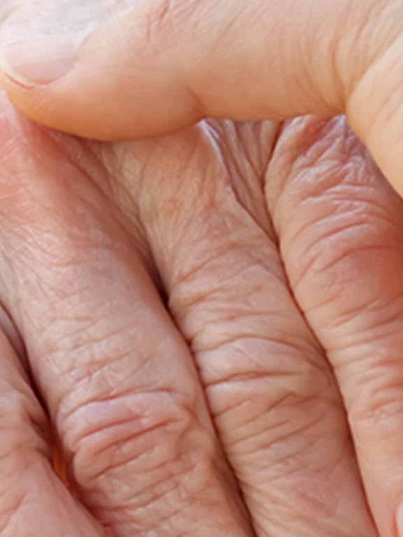 Close-up oud hand