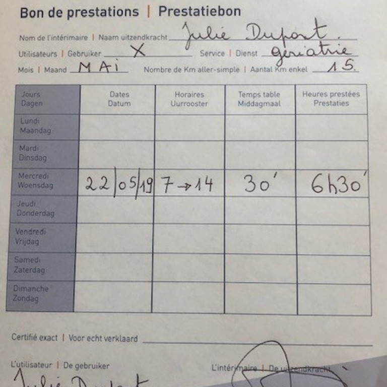 Exemple Bon De Prestation Reflex